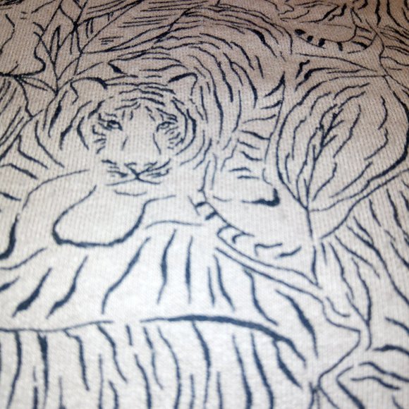 Alfani Oversized Tiger Print Loungewear Top Sz XL - Picture 11 of 11